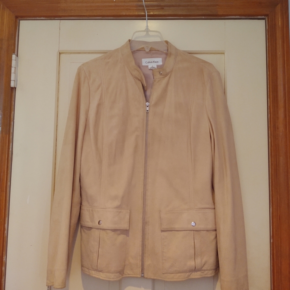 Jackets & Coats Calvin Klein Suede Jacket Poshmark